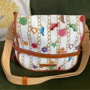 NWT Dooney & Bourke “charms” mini messenger bag.